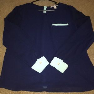 Long sleeve blouse